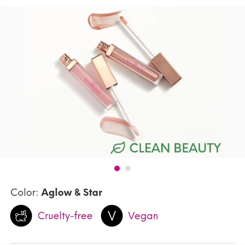 Pink Lipps Lip Gloss Duo color Aglow/Star 3.5 ml x 2